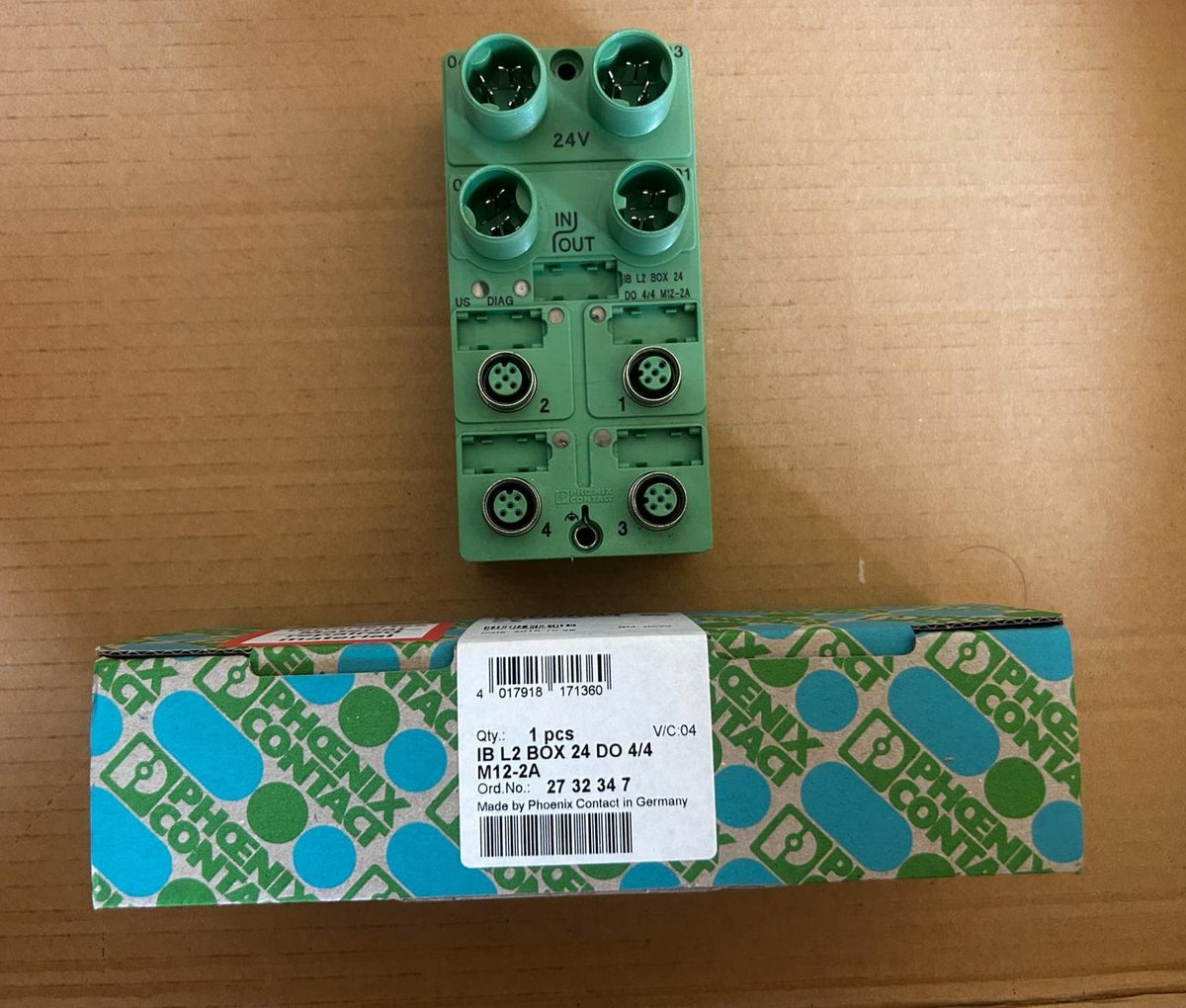 Phoenix Contact IB L2 BOX 24 DO 4/4 M12-2A